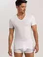 Современная футболка с плоской отделкой белого цвета Hanro 073089c0101